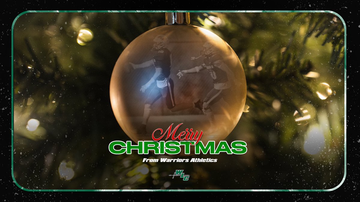 WLCSports's tweet image. "Today in the town of David a Savior has been born to you; he is the Messiah, the Lord." - Luke 2:11

Merry Christmas from Warriors Athletics.