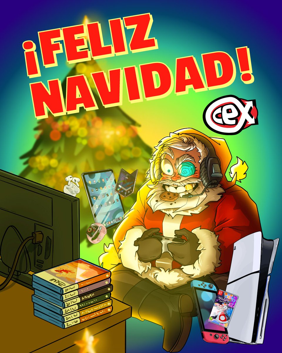 ¡Feliz Navidad de parte de todo el equipo de CeX! 🎉

Os deseamos que disfrutéis este día tanto como nuestro Papá Noel 🎅