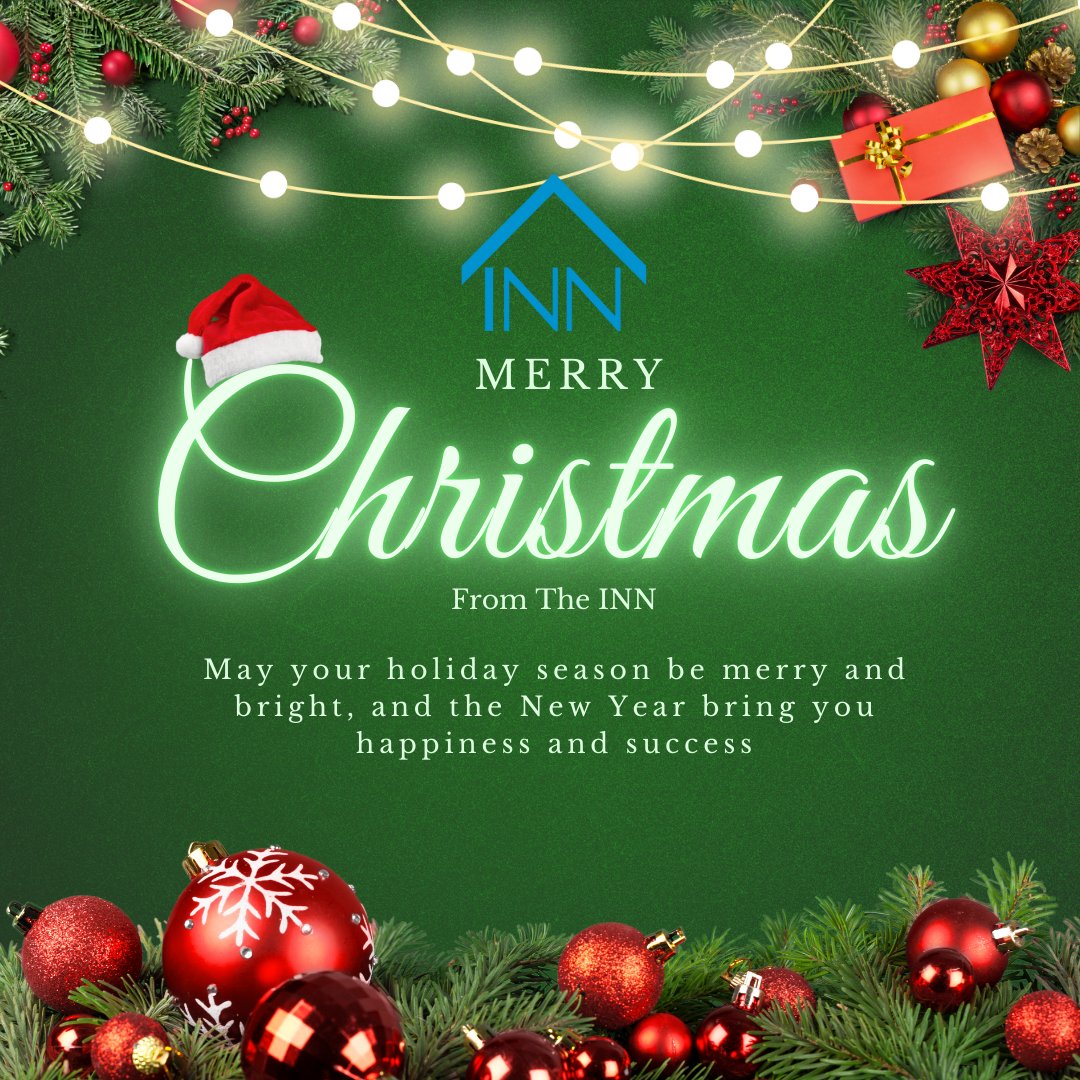 To all who celebrate, a very Merry Christmas from all of us at The INN!