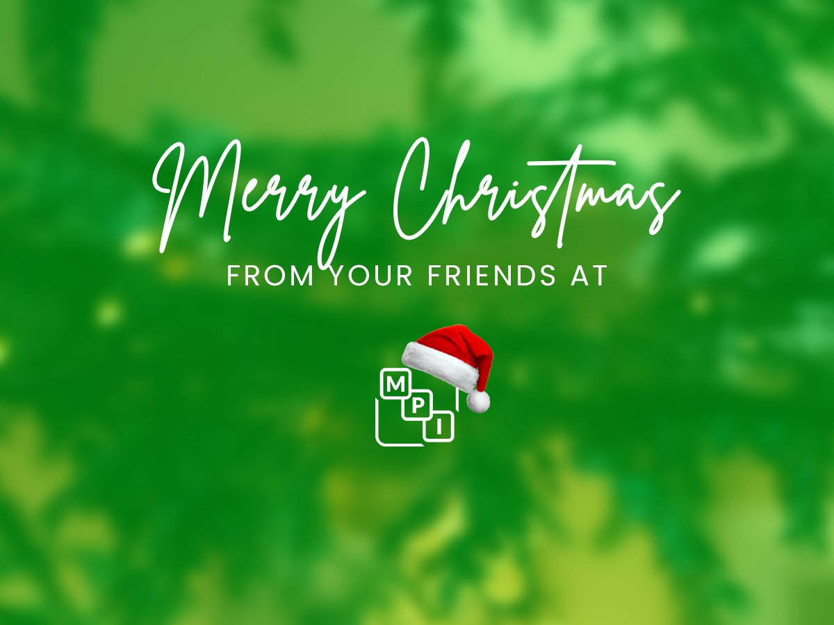 🎄 Merry Christmas from all of us at MPI. Wishing you a day filled with joy, rest, and time with those who matter most.