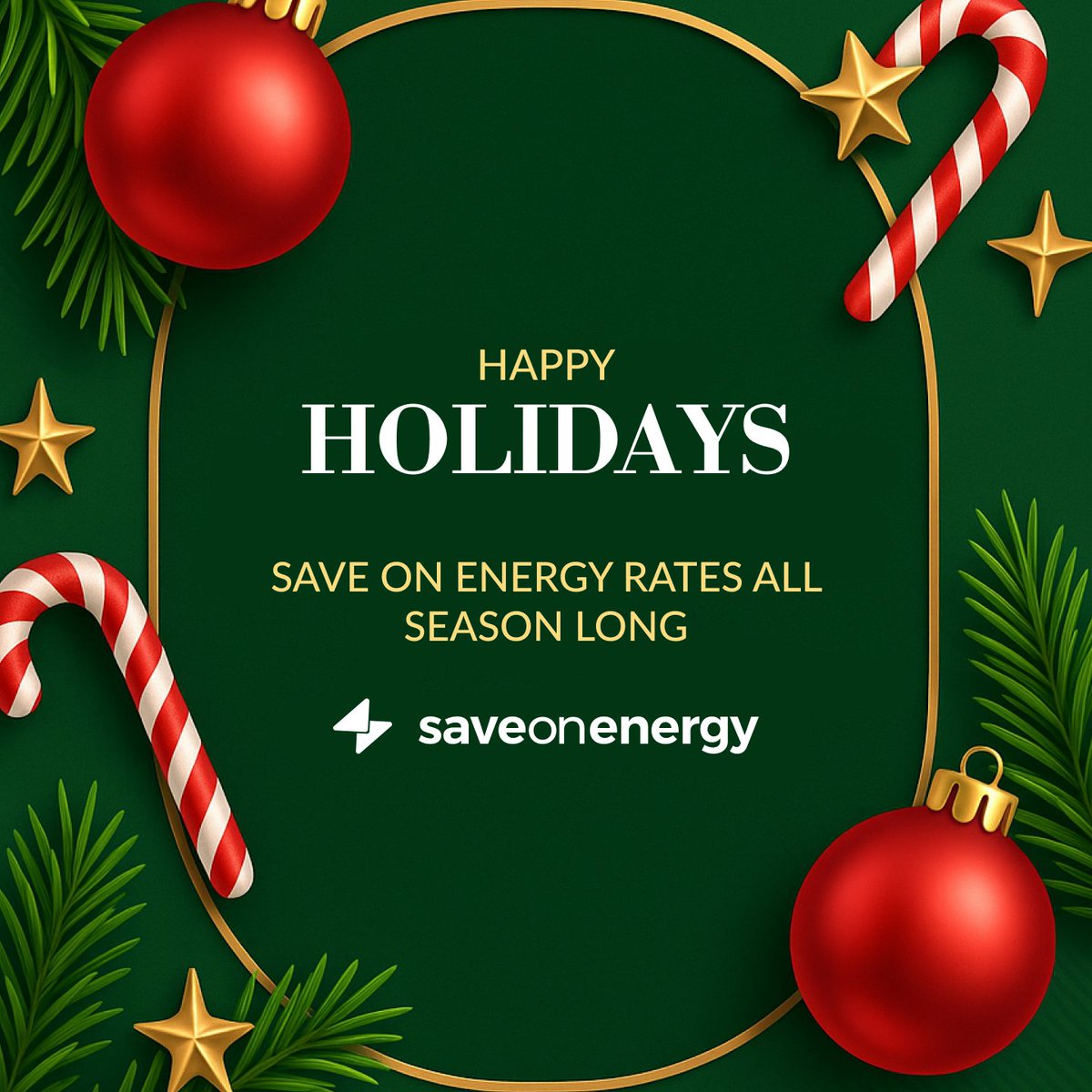 SaveOnEnergyCom's tweet photo. May your holidays be filled with cheer, bright lights, and affordable energy bills 💛 https://t.co/cixRRhIA6r