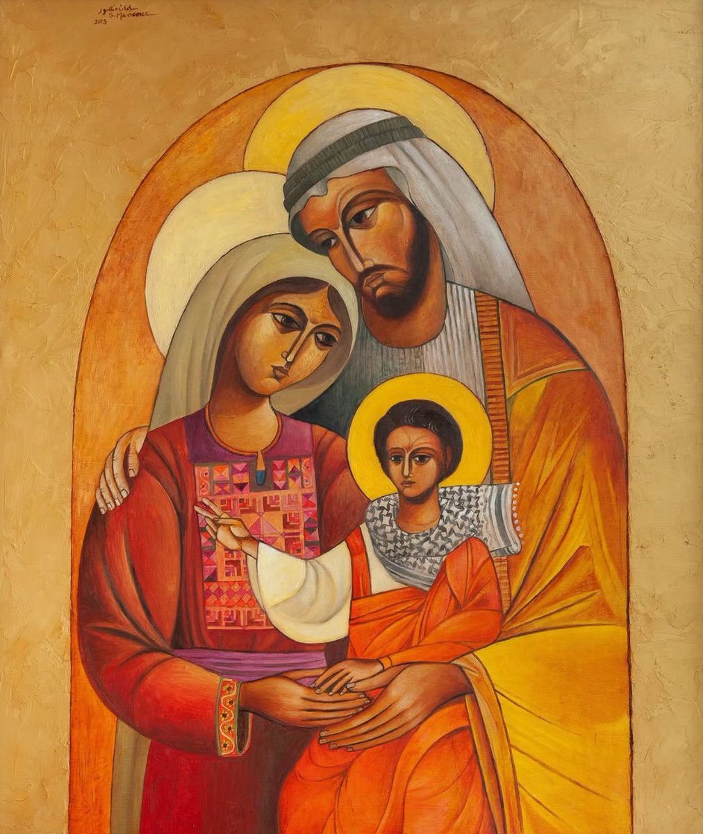 ‘Holy Family’ 

🖼️ Sliman Mansour