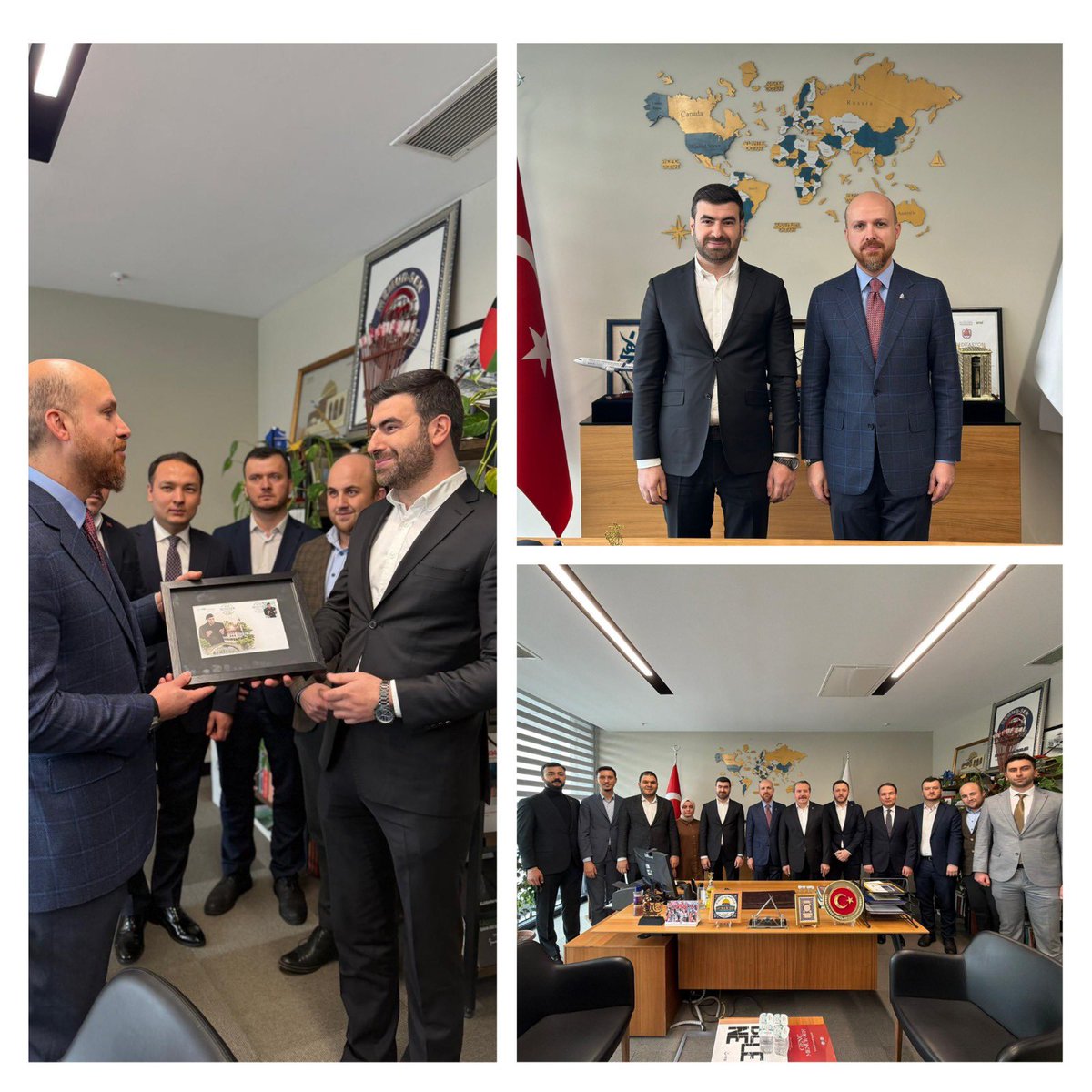 Türk Dünyası Akademisi Ödül Töreni’ne kıymetli teşrifleriyle bizleri onurlandıran İlim Yayma Vakfı Mütevelli Heyeti Başkanı Sn. Bilal Erdoğan’a; ilim, kültür ve ortak akademik vizyonun güçlenmesine verdiği destek için teşekkür ediyoruz.