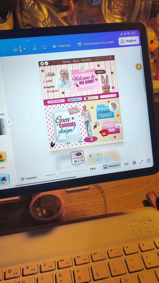 madebyser's tweet image. open jasa pembuatan landing page website juga yaa! 🫰🏻start 65k (tergantung banyak nya halamanan) #zonauang 🌷