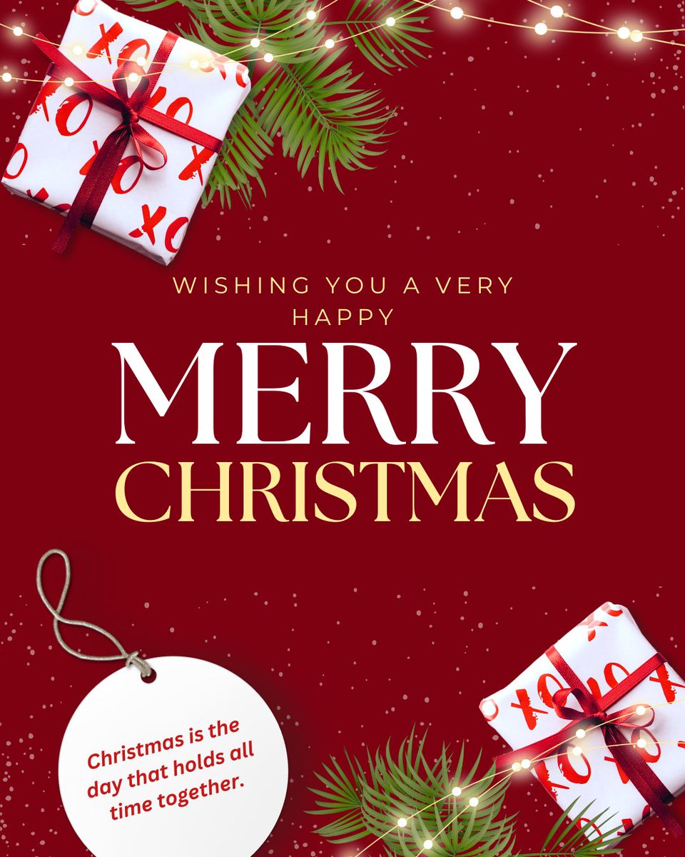 Wishing you a Merry Christmas filled with love, joy, and beautiful moments to cherish.

Tag someone who makes your Christmas extra special! 🎁

#MerryChristmas #ChristmasJoy #HolidaySeason #FestiveVibes #writerslift #ShamelessSelfpromoThursday #WritingCommunity #AuthorsOfTwitter