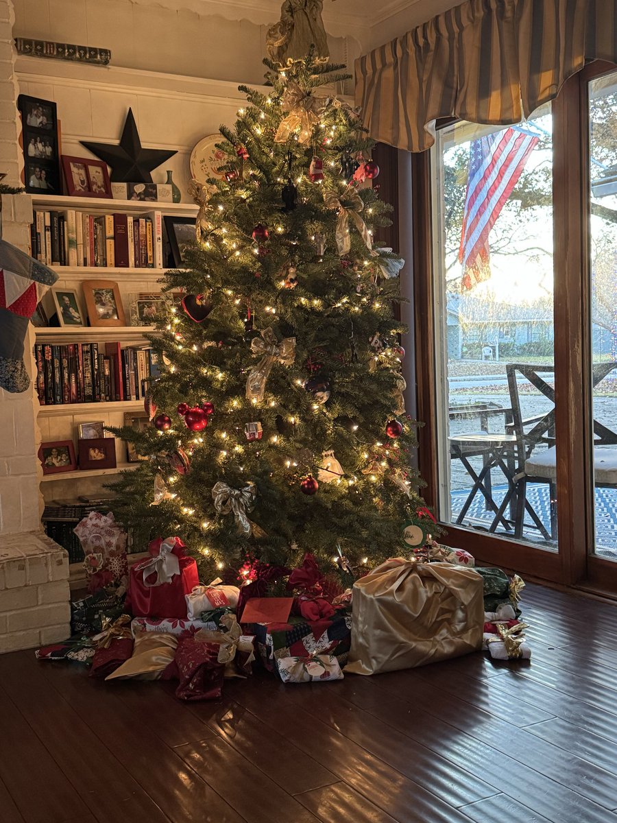 How is my Christmas going so far?
- my whole family is home
- had brunch yesterday at my sister’s house with my extended family 
- attended Christmas Eve mass (SRO and warm but we survived)
- got take home Chinese for dinner
- watched Die Hard as I wrapped presents 
- listened to