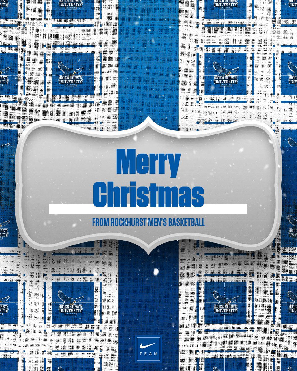 Merry Christmas from Rockhurst Men’s Basketball🎄
#RockU🪽