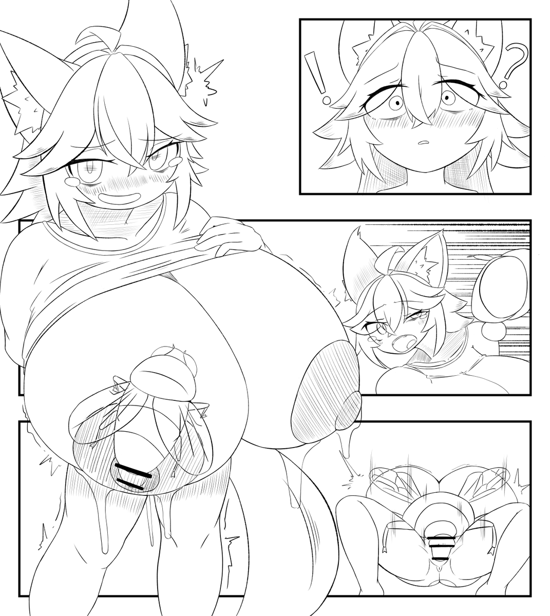 Skebで描かせて貰いました。 
依頼主OCの蟲姦です(閲覧注意)。
←1/2 2/2→ 