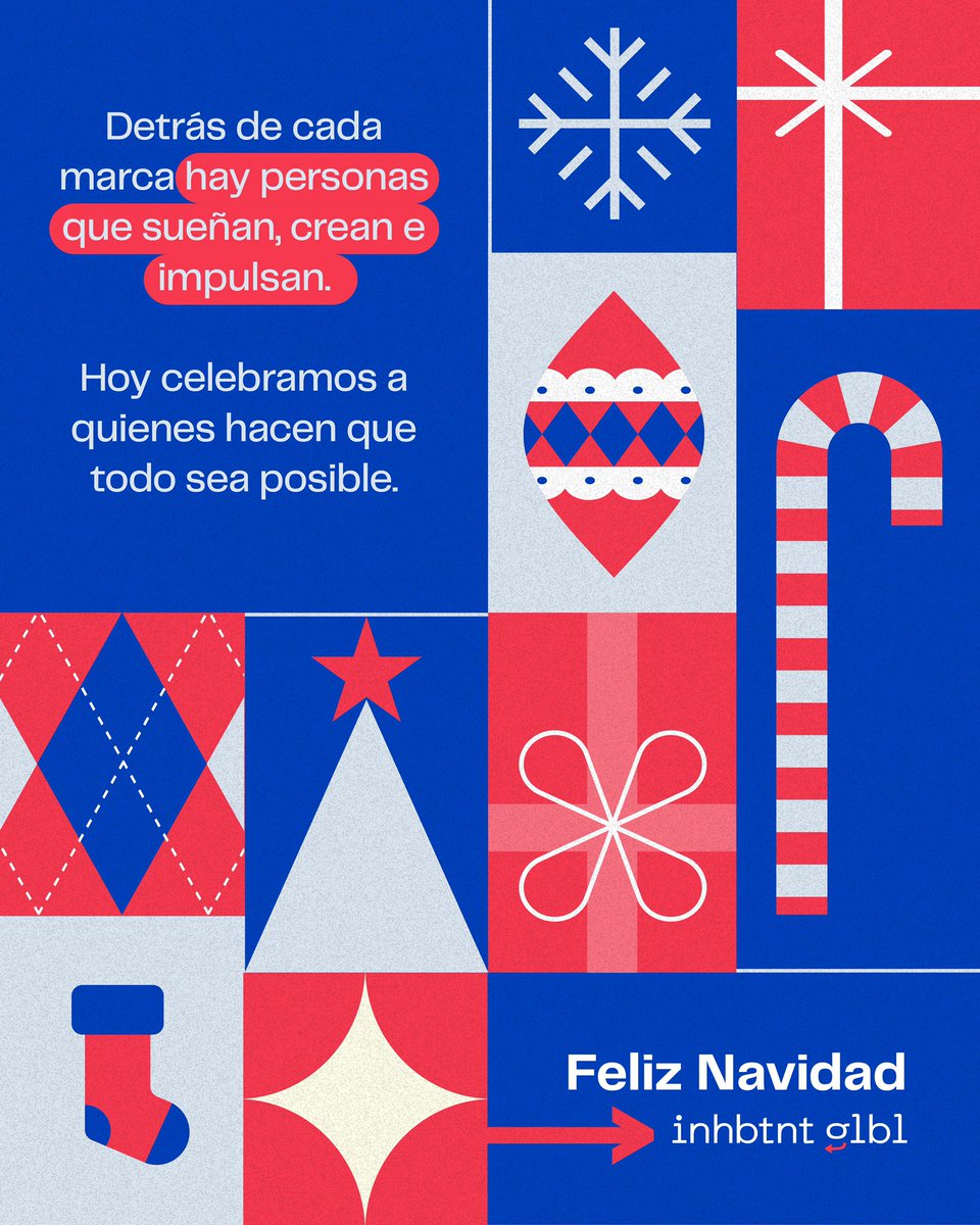 Gracias a nuestros clientes y aliados por permitirnos acompañarlos en el camino y gracias a nuestro equipo que con su empuje y disposición de hacer las cosas realidad, construyen marcas que transforman.👏🏼
 
¡Felices fiestas!🎄🎅🏼 Les desea
#InhabitantGlobal!