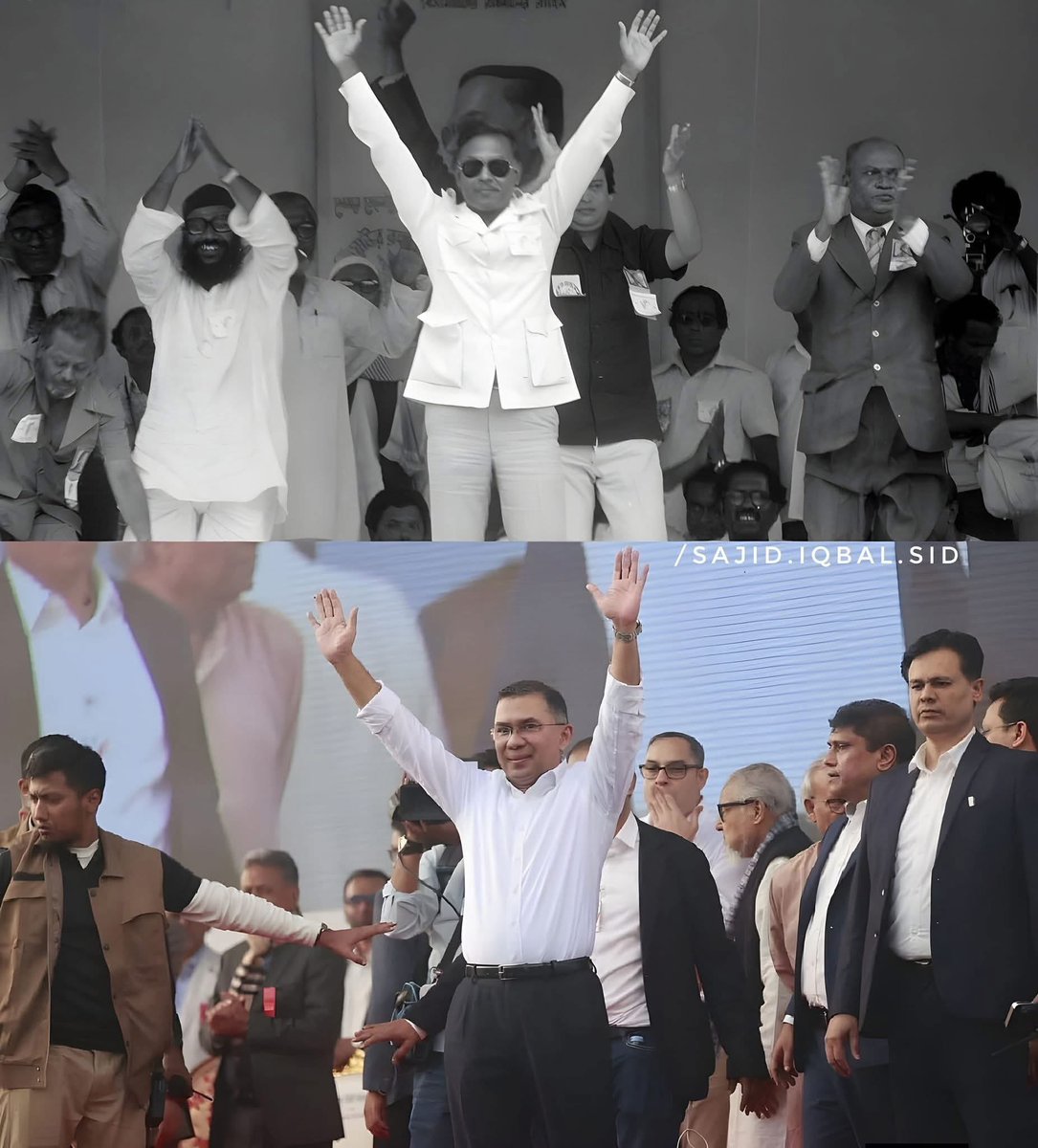 thtsikder's tweet photo. From Ziaur Rahman to @KhaledaZia Begum Zia &amp; their son Tareq Rahman @trahmanbnp — history comes full circle.

After 17 years of exile, Tareq’s return to Bangladesh marks a powerful moment of continuity, resilience, and renewed hope for many. 🇧🇩 https://t.co/R6PsPOz9Eq