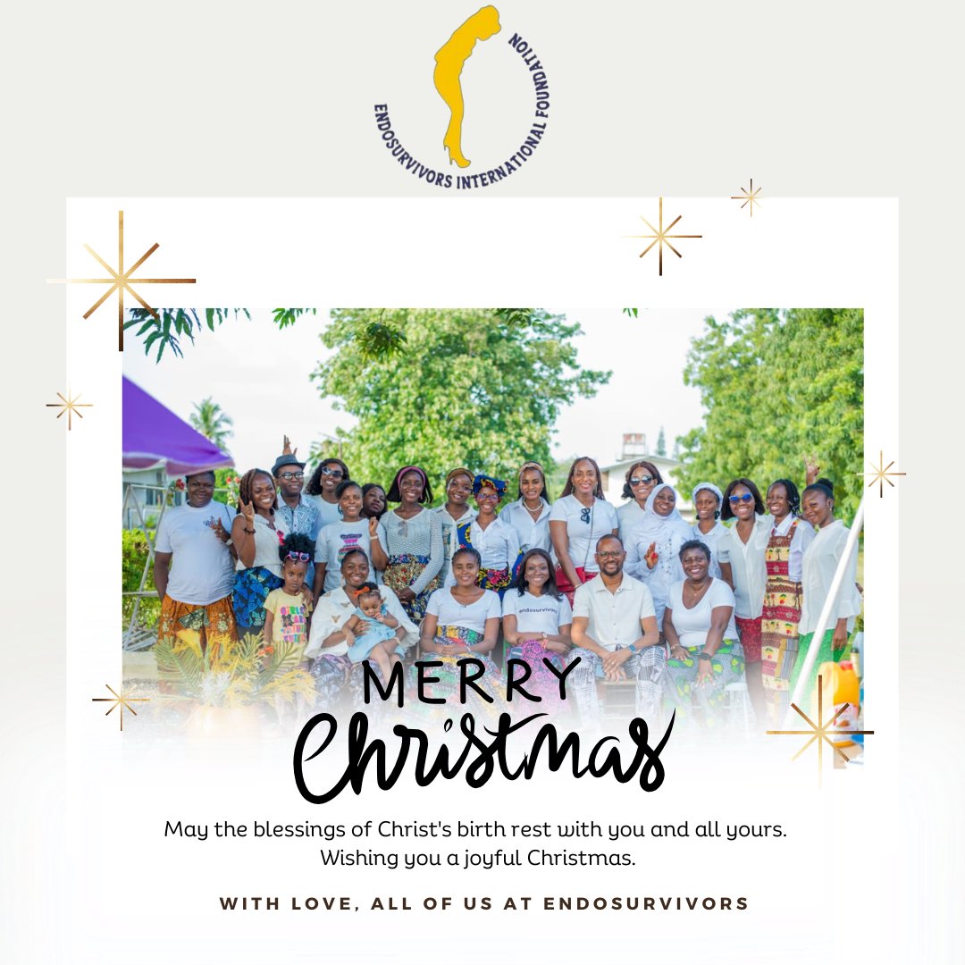 May the blessings of Christ's birth abide with you and all yours. Merry Christmas🎄🎄🎁

#endosurvivors #endometriosisnigeria