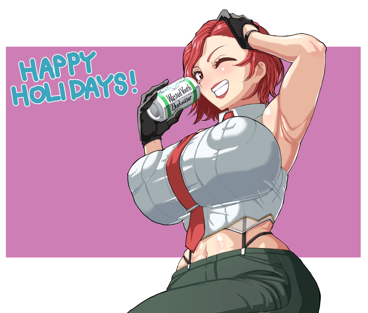 滑り込み Happy Holidays!!でっす!
私はマルエフを飲んでおりました 