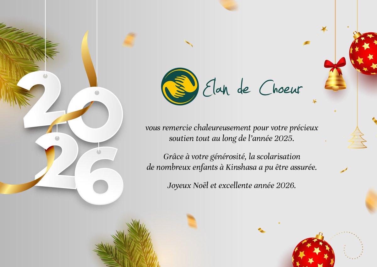 Merci pour votre soutien 🤍
Joyeux Noël et belle année 2026 ✨
#Christmas #Solidarity #EDC