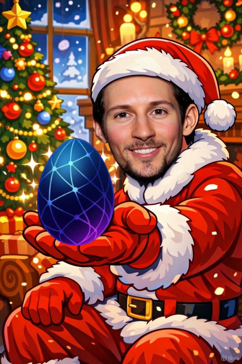 Cocoonnew's tweet photo. Cocoon Durov wishes you a Merry Christmas. https://t.co/1hYRXzpqeA