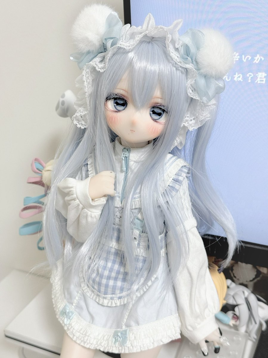 水色ひつじちゃん…いい🩵🐑🫧 #深海っ子