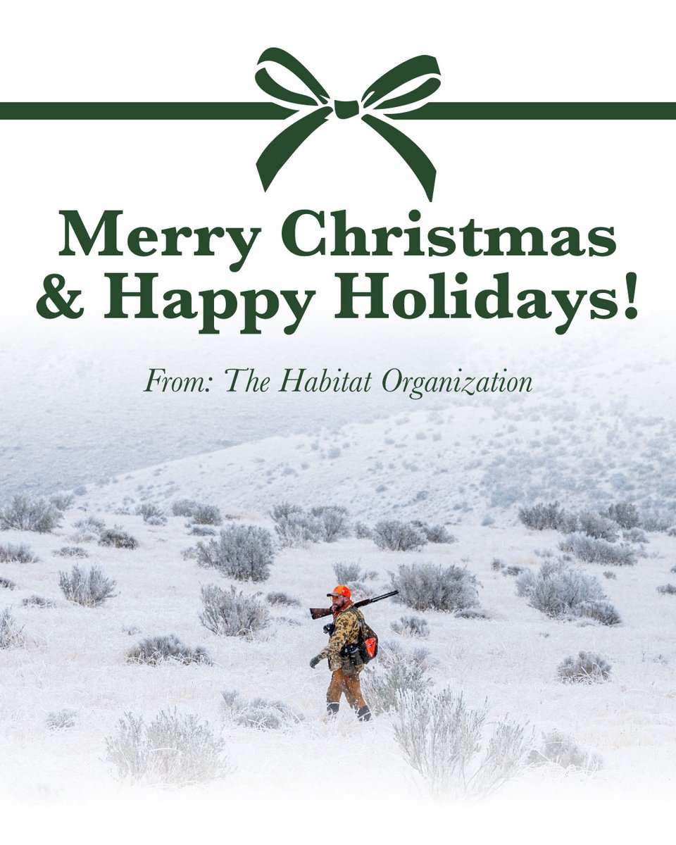 From all of us at Quail Forever, wishing you a Merry Christmas and a happy, healthy holiday season.