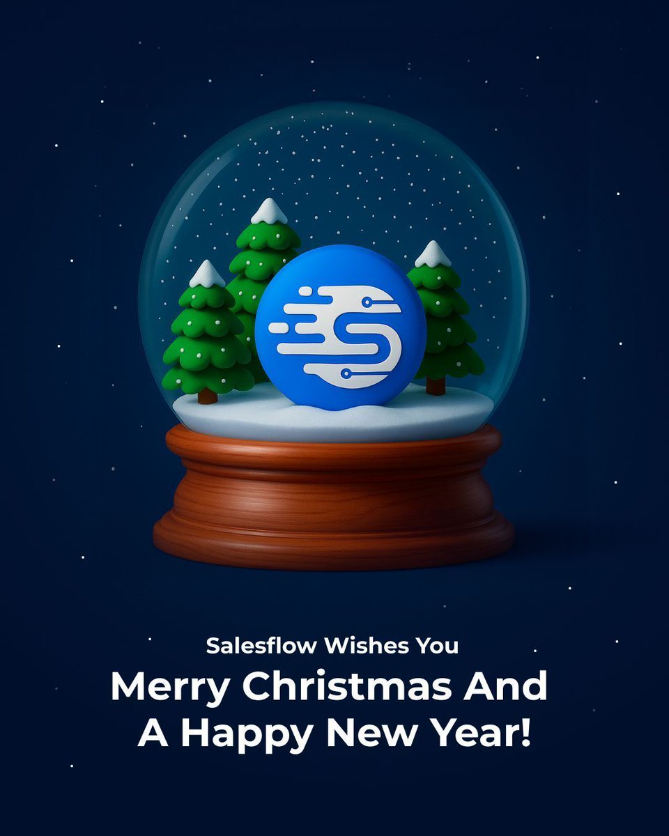 Season’s greetings from all of us at Salesflow! 🎄

As the year comes to a close, we want to take a moment to thank our clients, partners, and team for your continued trust and support. ✨ 

We wish you a Merry Christmas and a Happy, Healthy &amp; Prosperous New Year!🥂