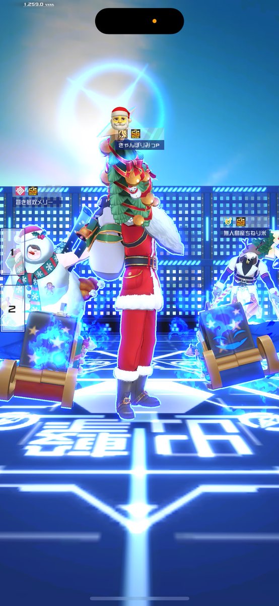 tachibana___a's tweet photo. 枠埋めと乱入カスタムサンタver.ありがとう🎅
メリクリ✨🎅🎄✨
#万戦祭 https://t.co/rnp7R9Vbun