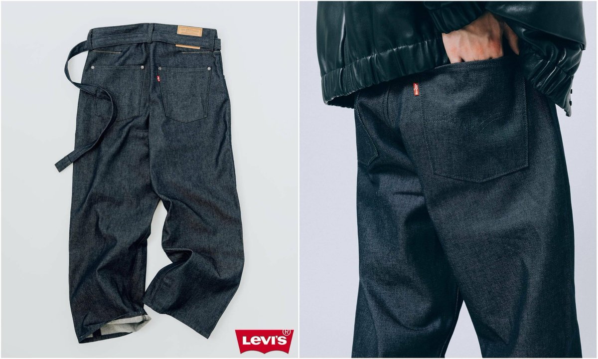 fullress's tweet photo. Levi’s︎︎ × EDIFICE 別注 2026 SS TWISTED BELTED デニムパンツ (リーバイス エディフィス ツイスト ベルト)

・4月下旬 発売 - 先行予約

https://t.co/GyZ7oFRZ5A https://t.co/aIjrH4GDWG