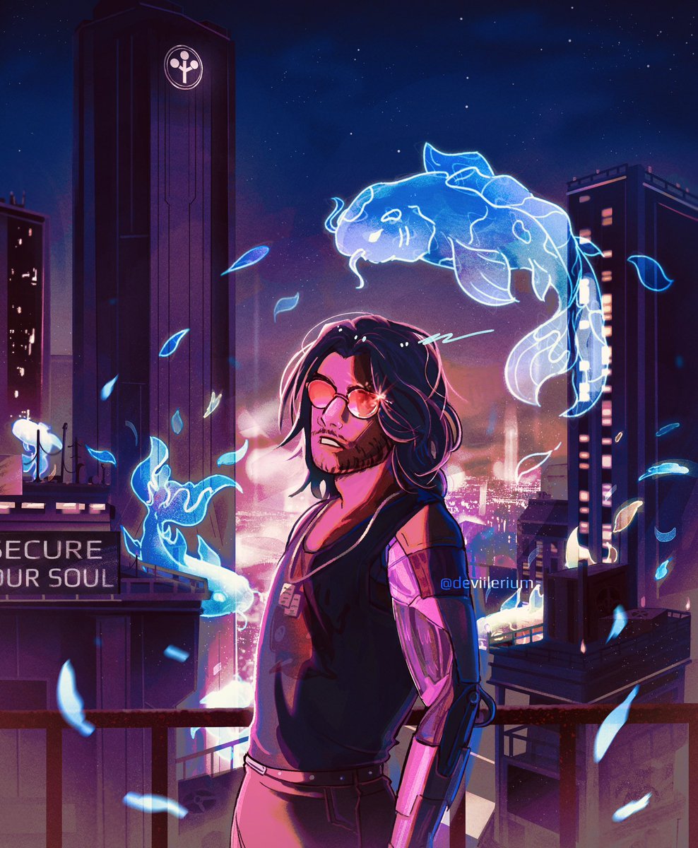 deviilerium's tweet image. I’m super late but Happy 5th Anniversary to my favorite game ever!!🎉🎉🎉 it’s also been around a year since I started drawing Cyberpunk, tysm for sticking w me!! 🥹🥹#Cyberpunk2077
