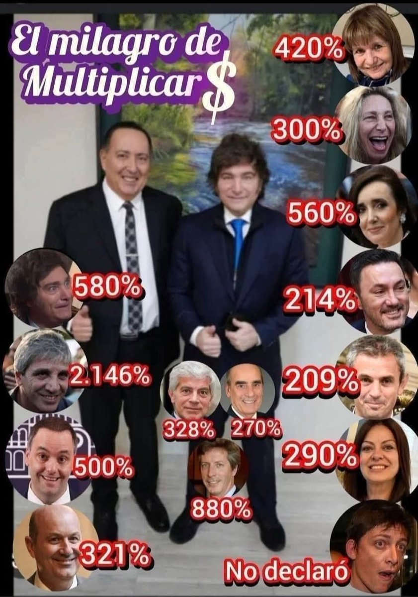 ArturoAroni's tweet image. La Libertad Avanza, manga de delincuentes‼️😤🗑🐀💩