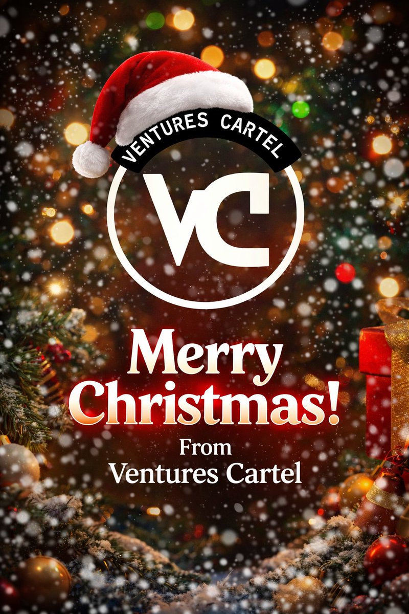 Ventures Cartel team is wishing everyone Merry Christmas. May the festival bring Happiness and Light in everyones Life.🎄