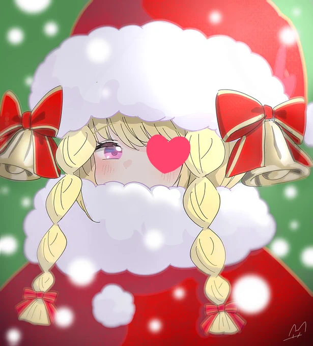 メリクリ絵(イラストなのに片目)