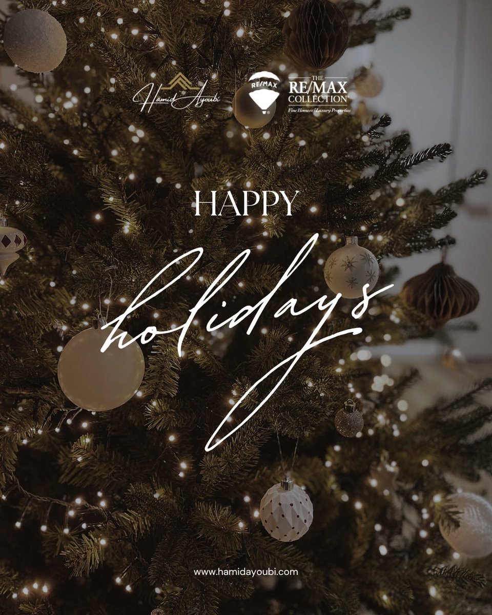 TEAMAYOUBi's tweet photo. The best moments of the season are spent in the places we call home! Wishing you a calm, joyful and happy holiday season 💫🎁

#HappyHolidays #Toronto #torontorealtor https://t.co/U3MZRPkbxK