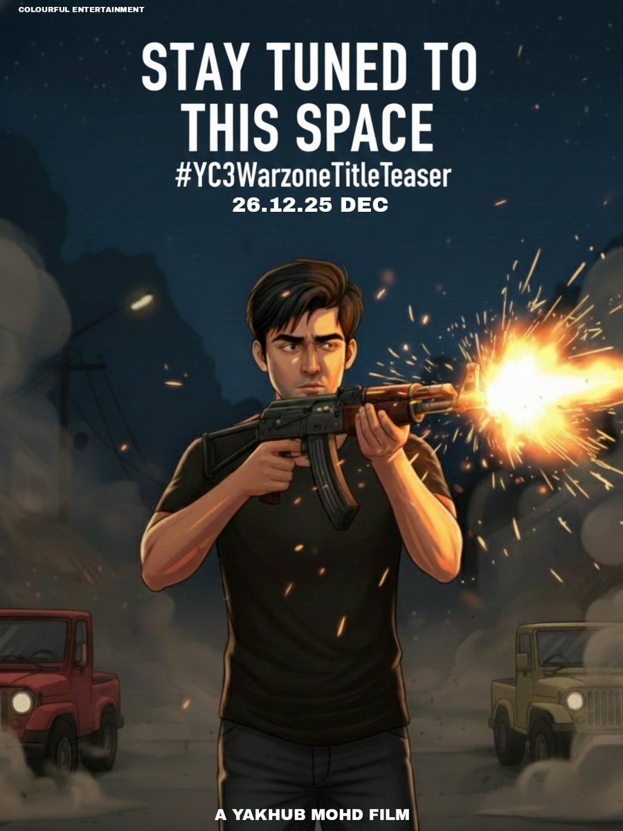 Stay tuned to this space.....
#YC3TitleTeaser