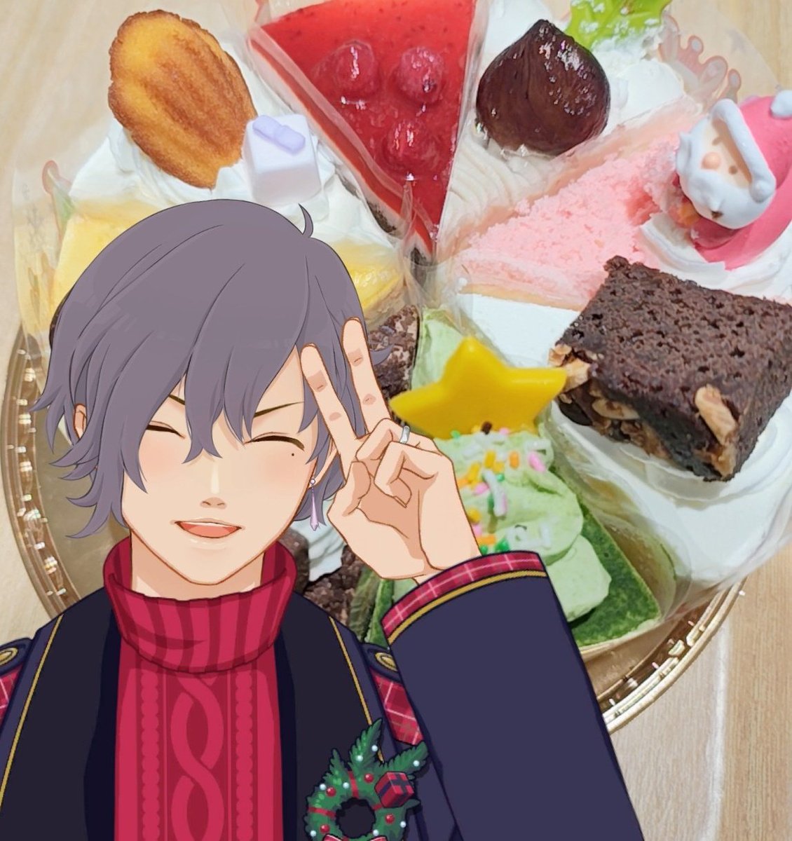 ケーキも食べました🎂🎄✨️