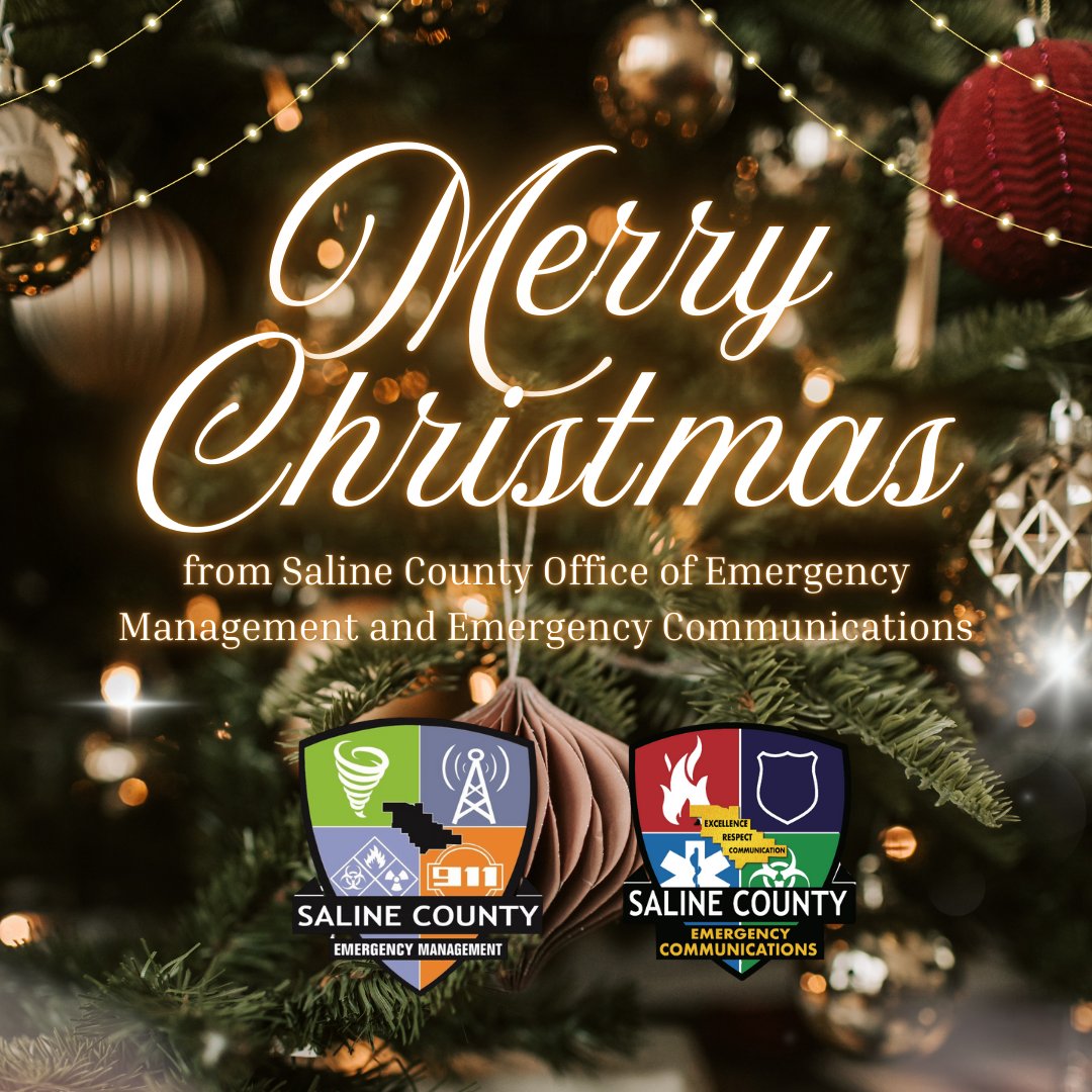 🎄🚨 Merry Christmas from Saline County Emergency Management &amp; Emergency Communications.
While many are celebrating, our team remains ready 24/7 to serve and protect our community.
#SalineCoAR