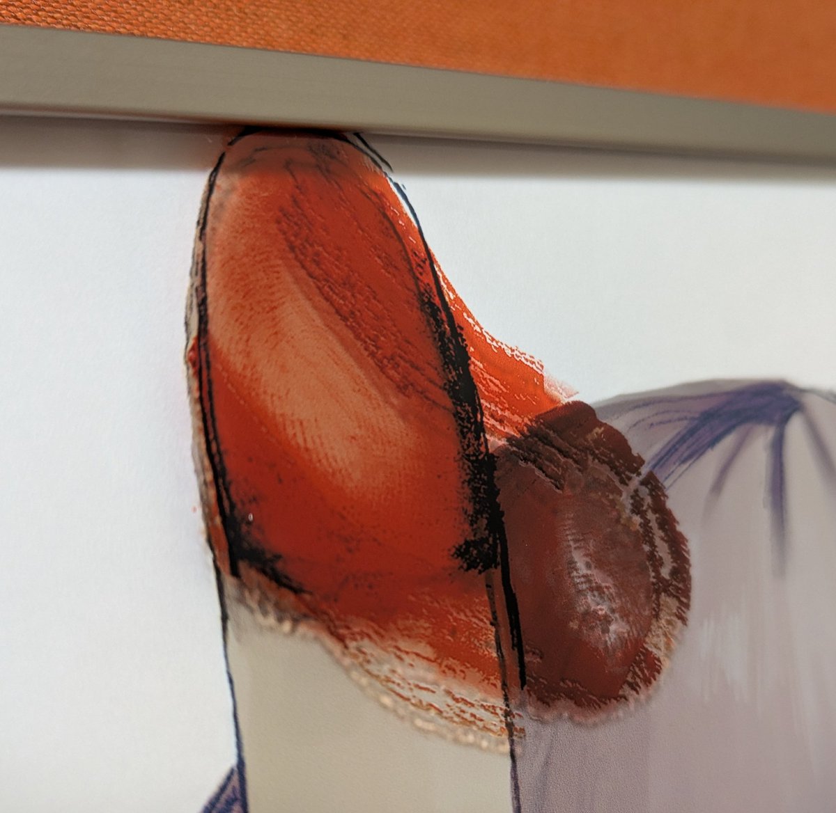 lainの絵も届いた！
血の部分がちょっと立体的になってる