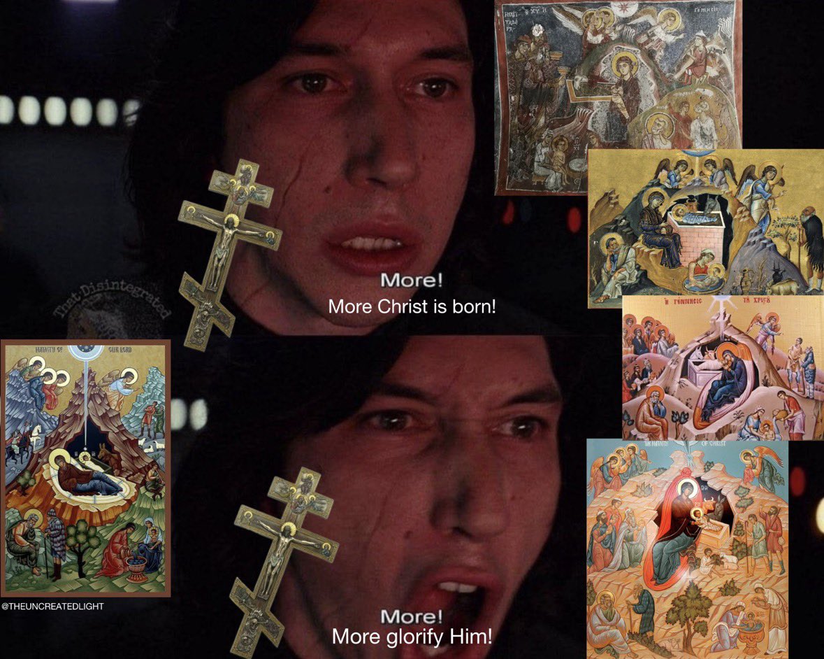 uncreated_light's tweet image. Every time I see another Nativity post on my timeline: