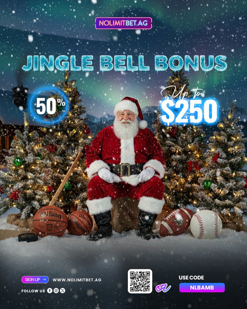 KingofABM's tweet photo. Santa came early 🎅
Up to $250 bonus waiting for you 💸
Play smart. Play now.

Code: NLBAMB
Link: https://t.co/piOCsRmV1P

#BonusAlert #BettingLife #CasinoPromo #HolidayWins #Nolimit #BetSmart #WinSeason #ChristmasBonus https://t.co/wYfiiV02xq
