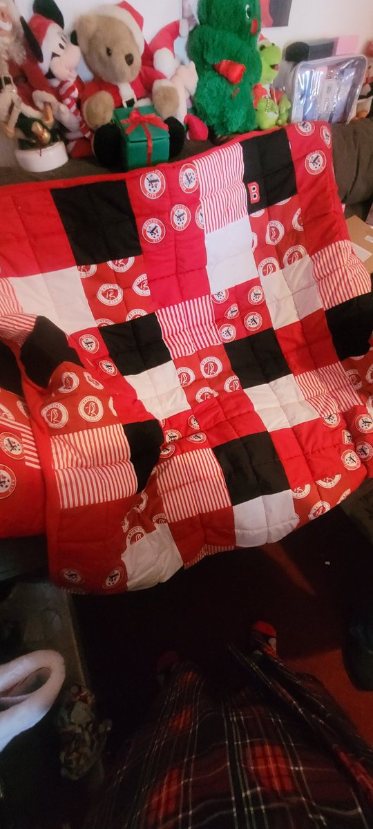 Bobbiex23's tweet photo. @BristolCity Quilt! 🎄⚽️🐦🔴 https://t.co/v92JWRLS4d