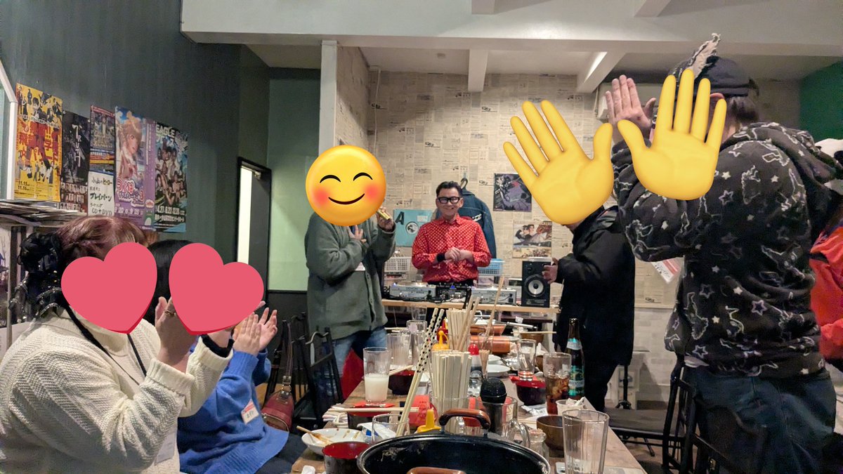 遅くなっちゃったけど、お邪魔してました！！
新しい出会いと素敵な時間をありがとうございました✨
アニソンDJ最高でした😁👍
 #開運戦士ブレイバーン #ブレイバーン忘年会 #フォレストガンプ #小山市 #パープル忘年会