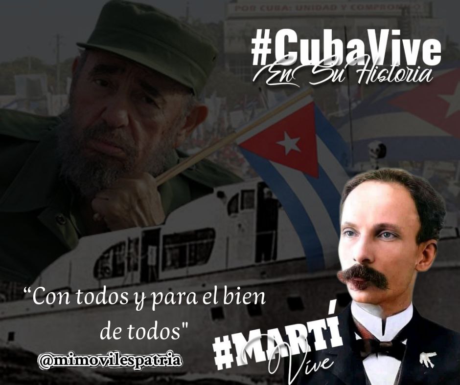 <a href="/mimovilespatria/">mimovilespatria</a> #CubaViveEnSuHistoria
#MiMóvilEsPatria