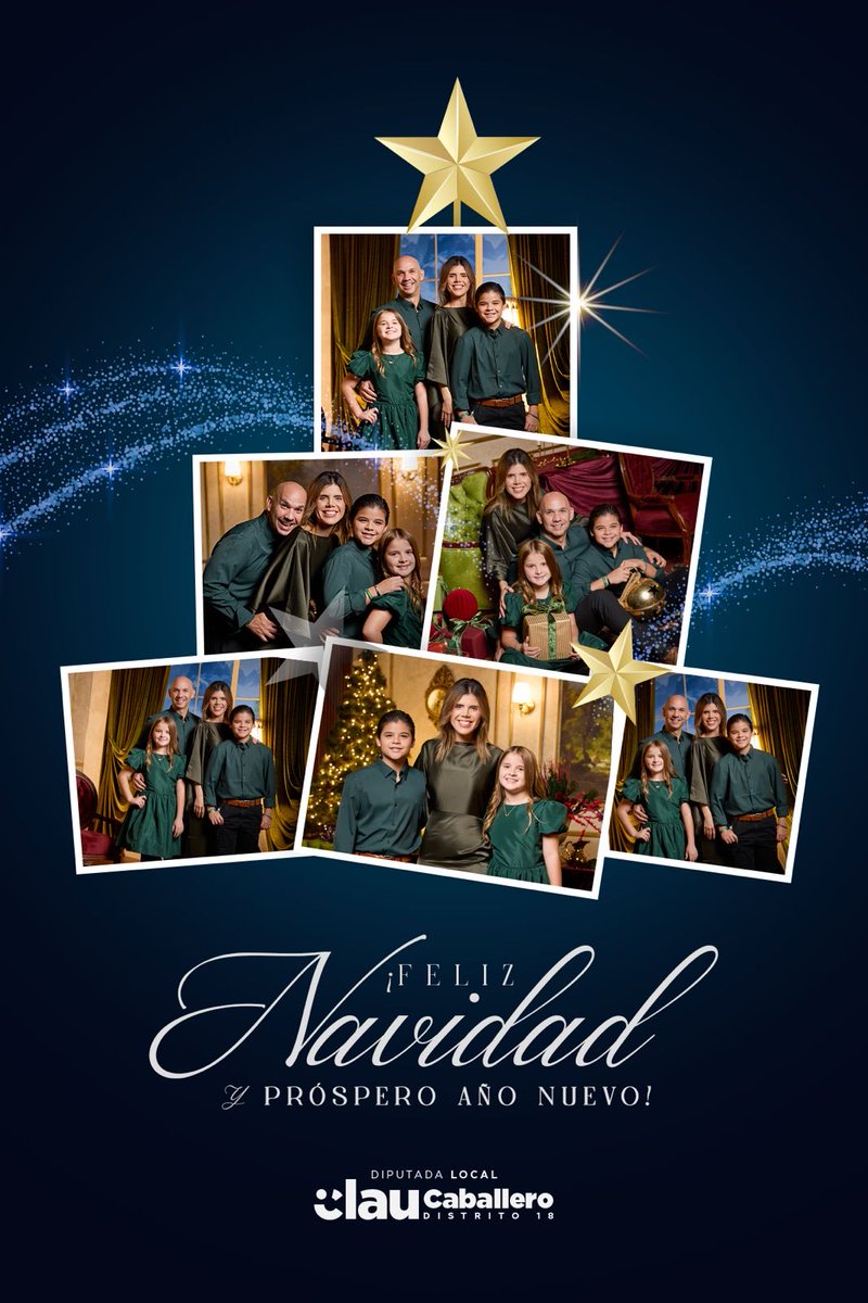 ¡Feliz Navidad! 🎄🎁🎅🏼 El mejor regalo es la unión familiar, deseamos de corazón lo mejor para sus seres queridos 💙✨

 #XMas #FelizNavidad #ClauCaballero