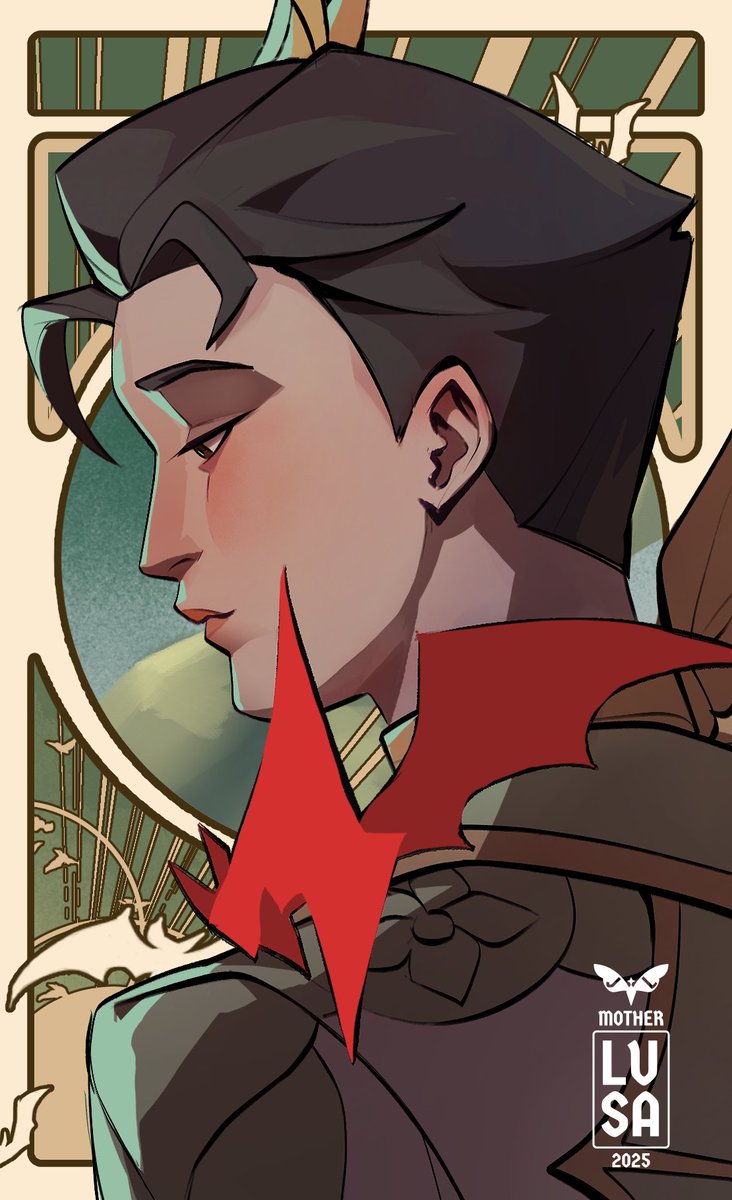 lusaly_'s tweet image. #mina and #pocket portrait art done for the Cordial Reunion #batcase mod w/ @koifoxes !