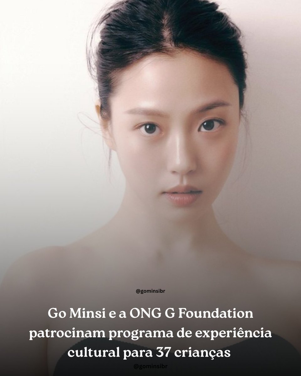 GoMinsiBrasil's tweet photo. Go Minsi é membro da G Foundation e da Hope Bridge, ONGS que ajudam diversas pessoas. 

A atriz é uma doadora constante. 

#GoMinsi #고민시 https://t.co/XqSqOHr7hd