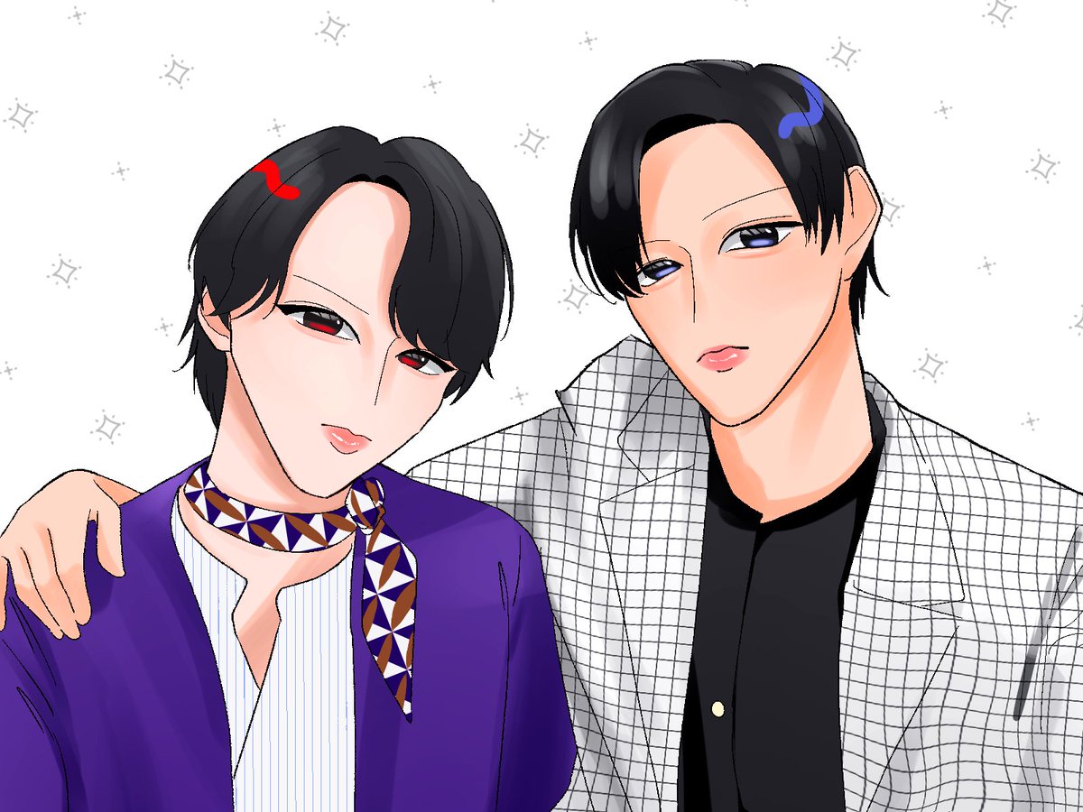 ❤️🖤✨ #だてめめ記念日