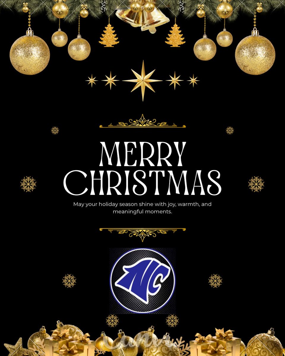 NCHSAth's tweet image. NCHS Athletics would like to wish all of Panther Nation a very Merry Christmas!
Be safe and stay blessed  💙🐾