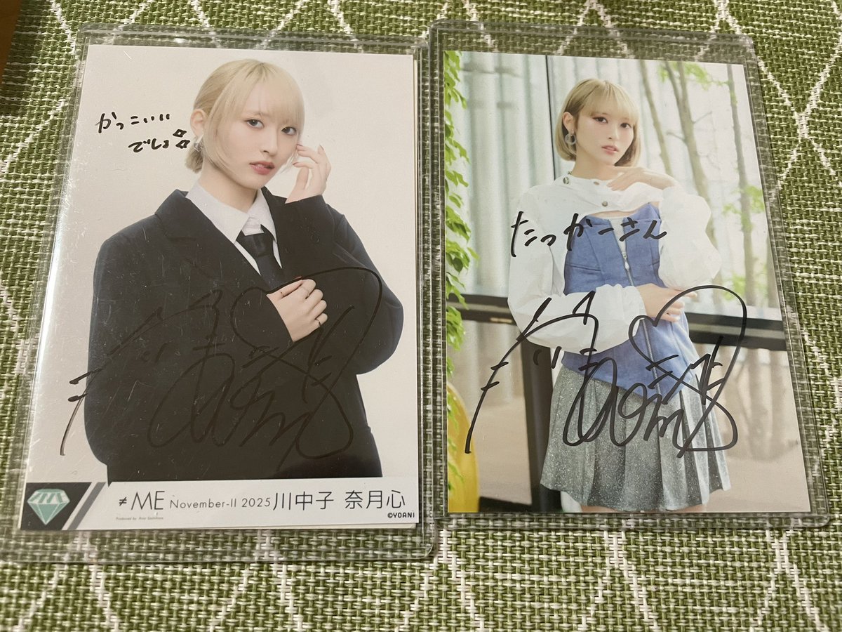 クリスマスマスプレゼント ということで サイン会でのなつみん直筆