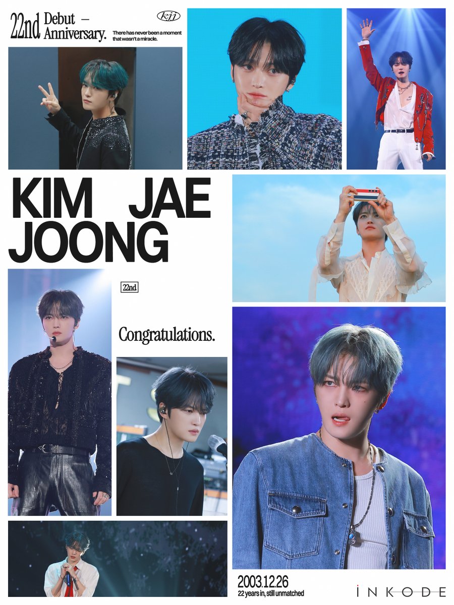 📢[#공지][#Notice] 💚 KIM JAE JOONG 22nd Debut Anniversary