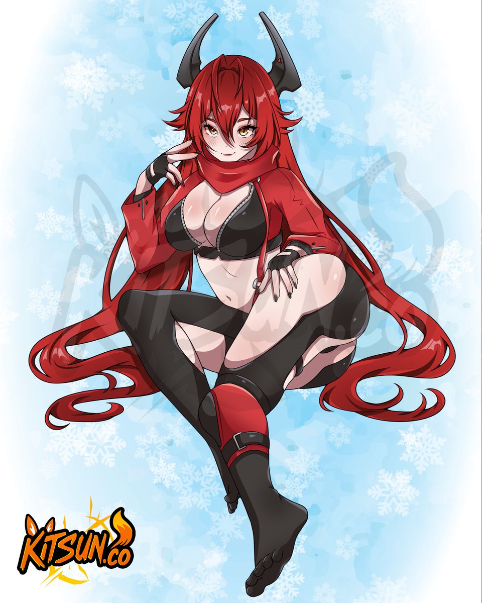 Merry Chrysler! Nikke Christmas stickers now available! Art by <a href="/BunbiBunbii/">✦ Soda ✦ 🔞</a> 

kitsunco.com