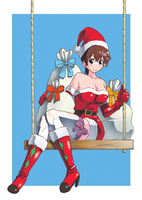 そういや、クリスマス用のイラスト上げてなかったなぁ～と^^; メリクリっ!