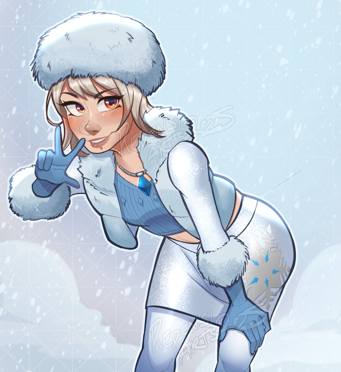 Alpine Lexa :))
Merry Christmas y’all 
#Fortnite #FortniteFanArt #fortnitelexa