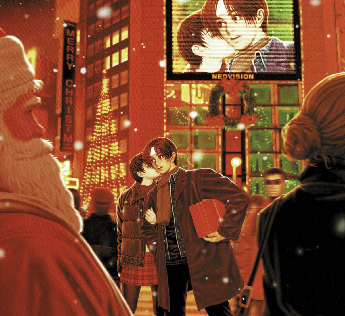 The King of Fighters Christmas Art (1999). Illustrated by Mori Toshiaki (Shinkiro).