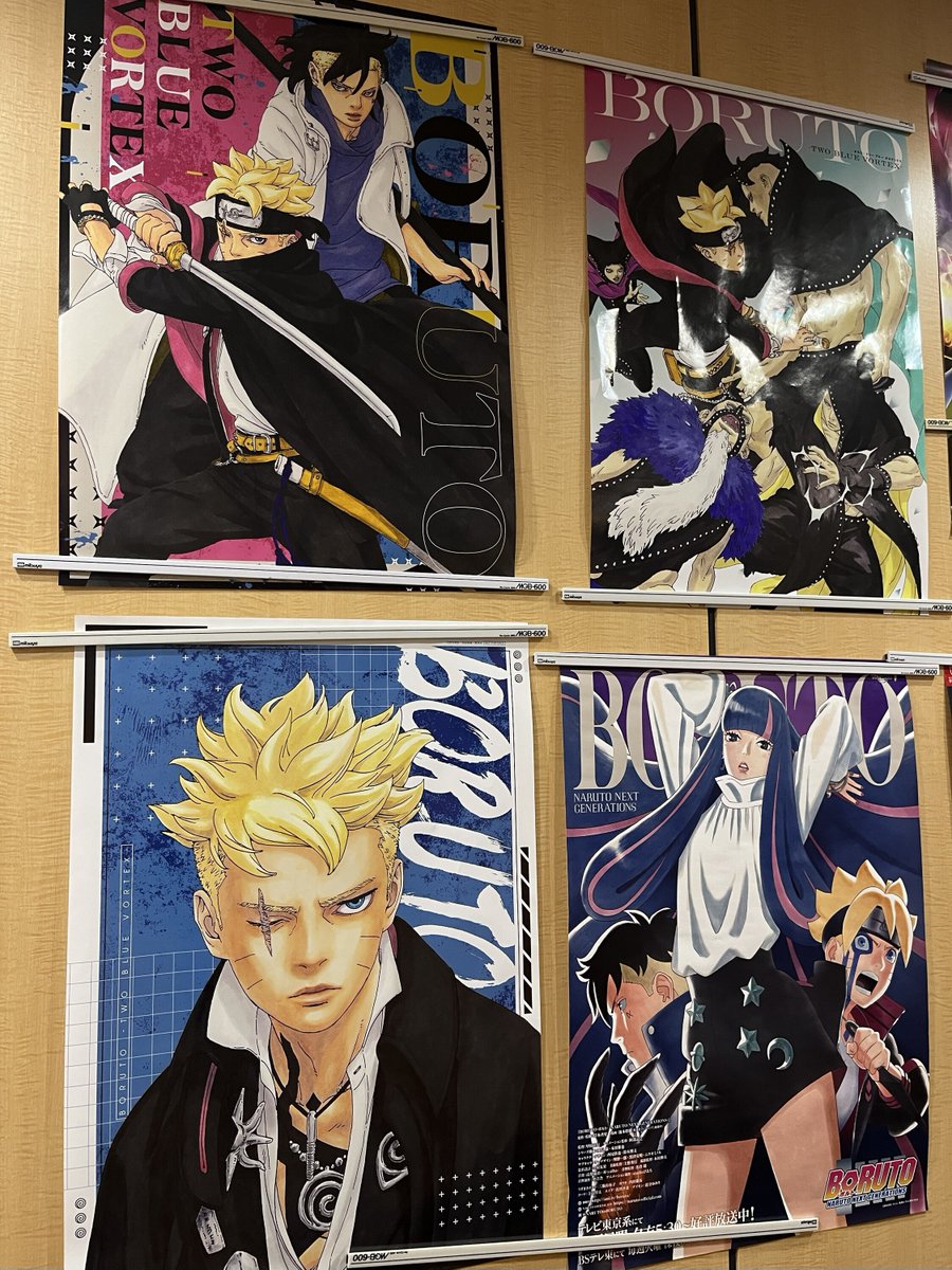 mangaplus_o's tweet image. The hallway of the editorial office is like a museum, and here's the BORUTO section!

Just walking down this hallway, you feel emotional from the beautiful art.

Which is your favorite poster? 

#mangaplus #BORUTO