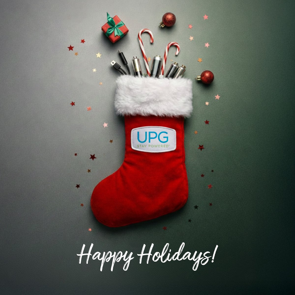 goupg's tweet photo. Happy Holidays from UPG!

#UPG #powersolutions #battery #christmas #happyholidays https://t.co/9pue54wMBr